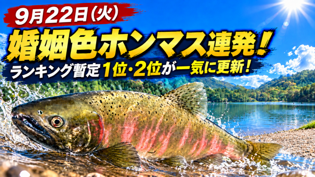 湯ノ湖婚姻色ホンマス