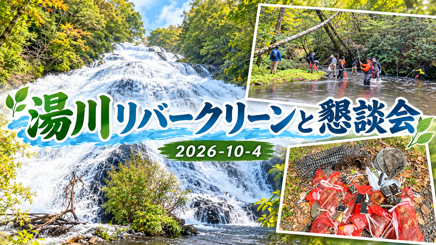 湯川リバークリーンと懇談会